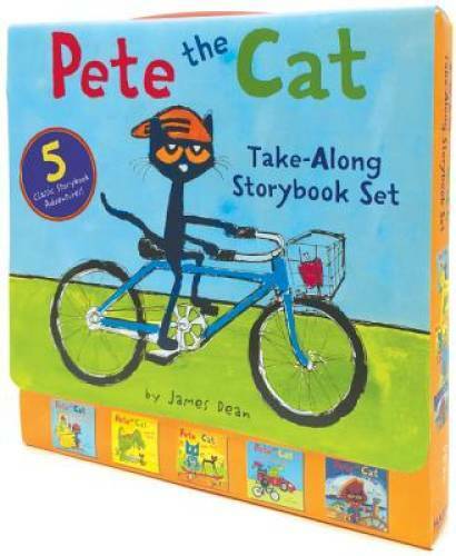 Pete the Cat Take-Along Storybook Set - 5 Books