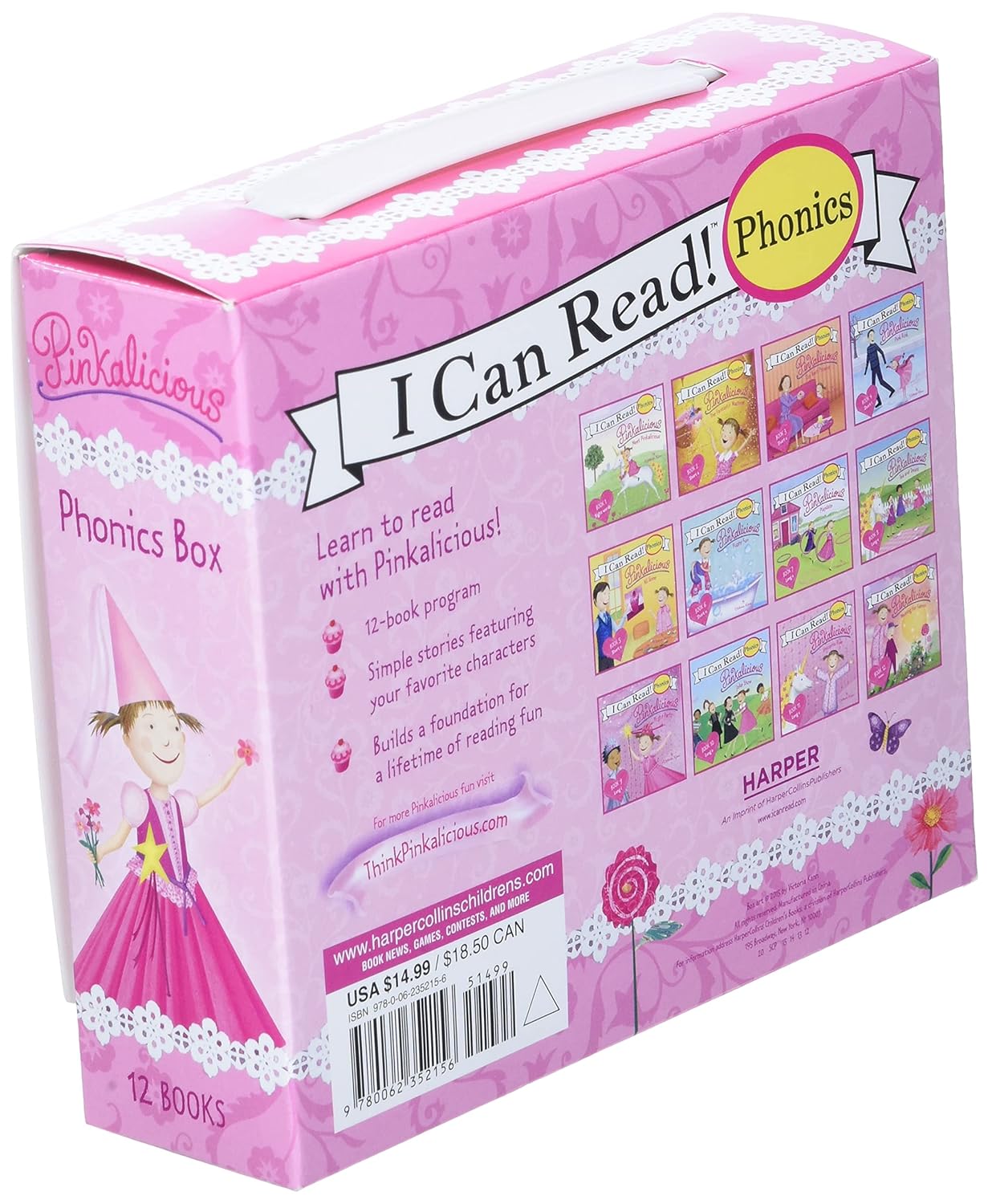 My First I Can Read: Pinkalicious Phonics Box Set- 12 Books