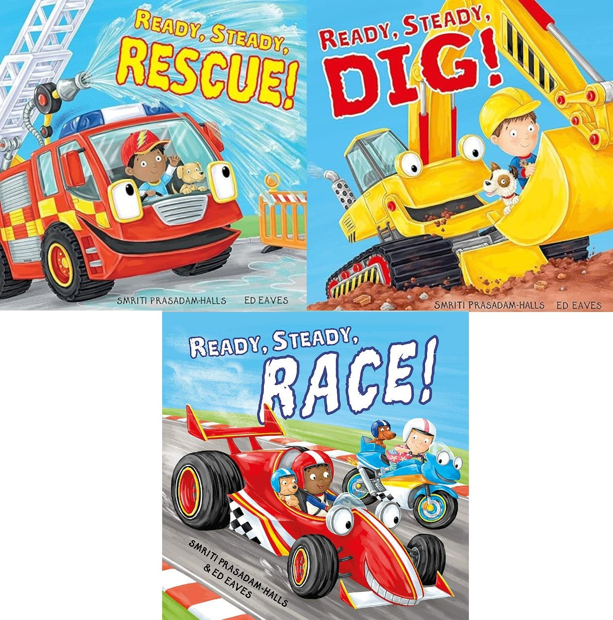 Ready, Steady, Go! Collection - 3 Books