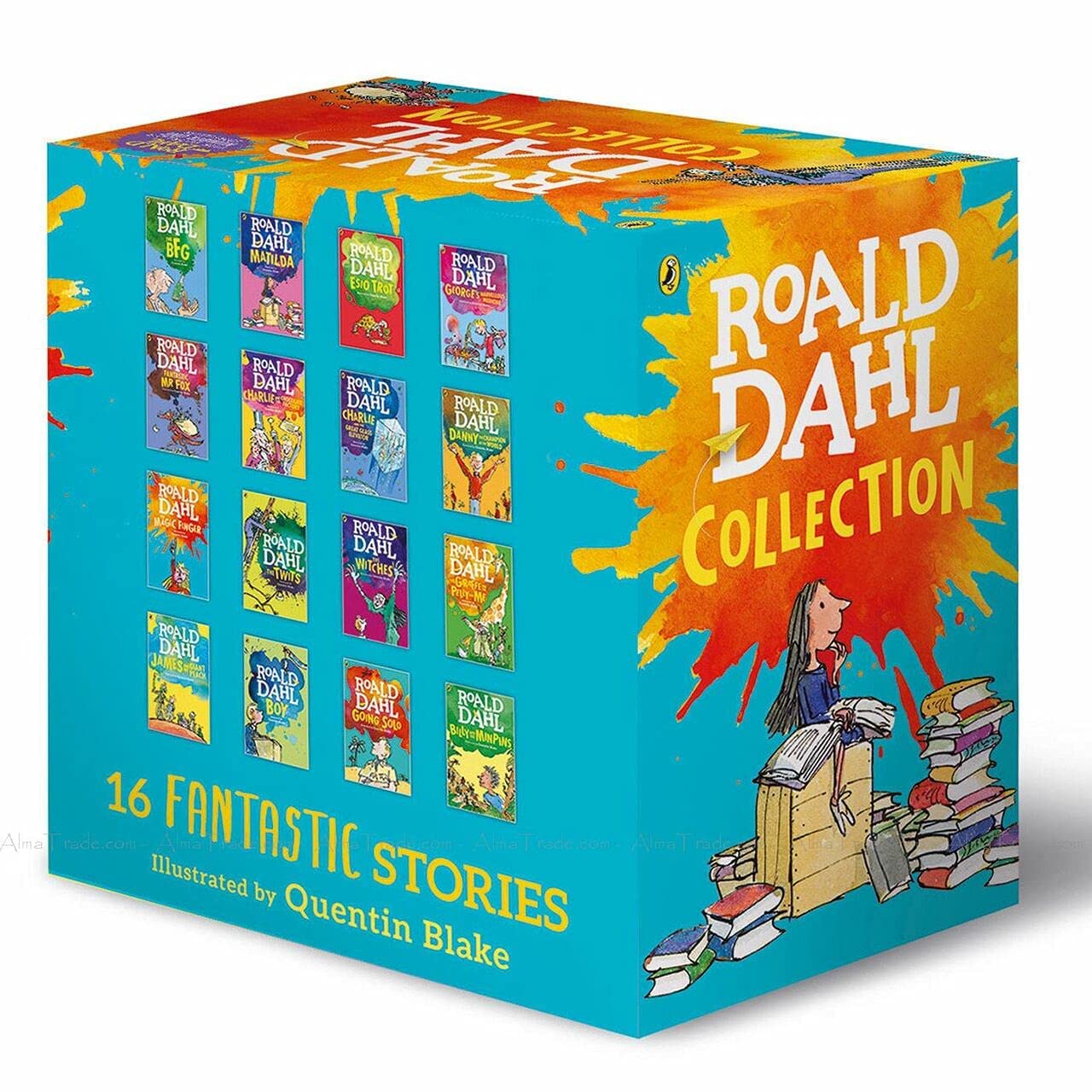 Roald Dahl Box Set - 16 Books