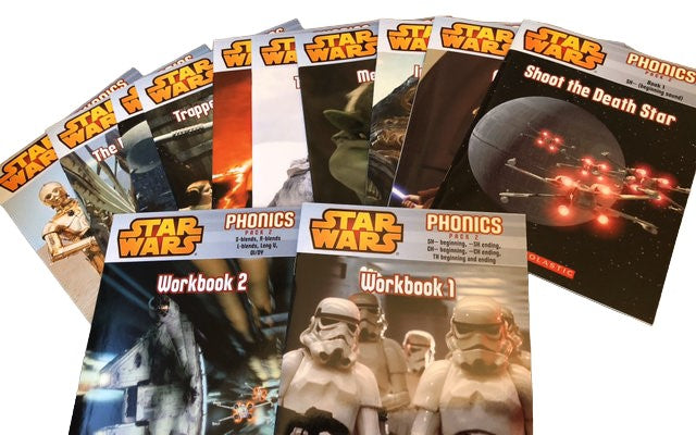 Star Wars Phonics 2 Box Set - 10 Books + 2 Workbooks