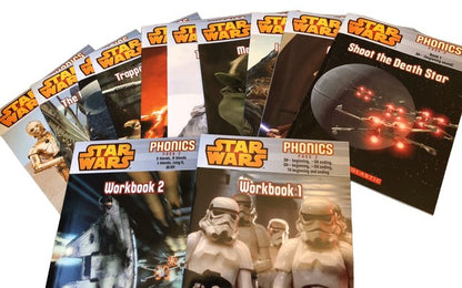 Star Wars Phonics 2 Box Set - 10 Books + 2 Workbooks