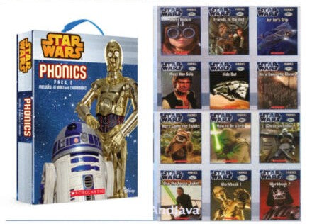 Star Wars Phonics 2 Box Set - 10 Books + 2 Workbooks