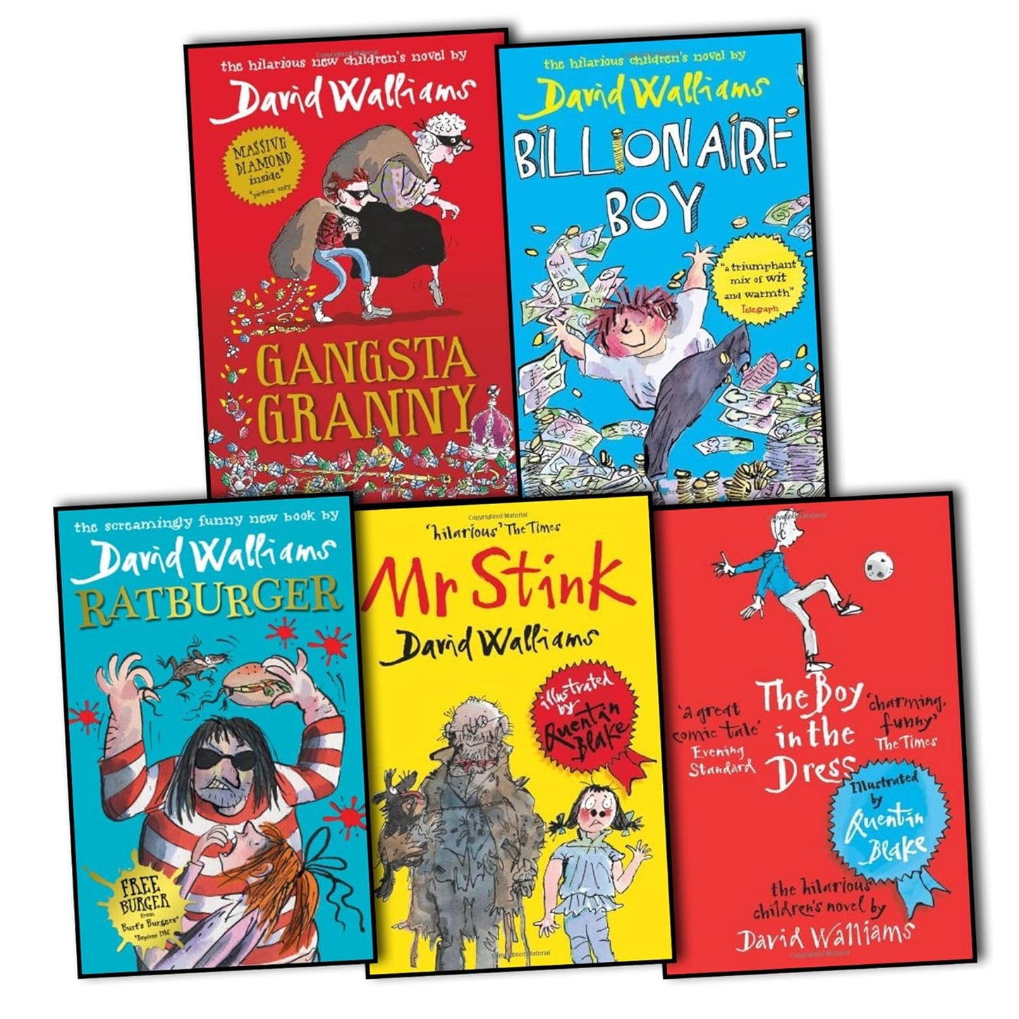 The World of David Walliams: Best Boxset Ever - 5 Books