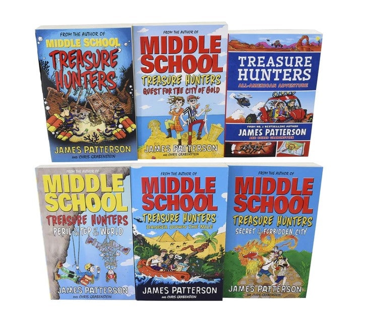 Treasure Hunters Middle School Collection - 6 Books