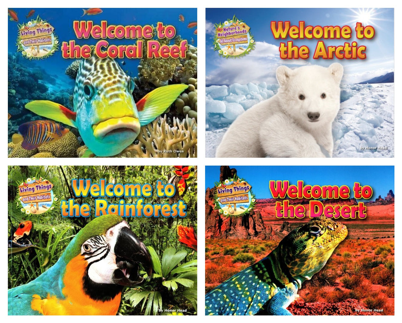 Living Things and Their Habitats Collection - 4 Books