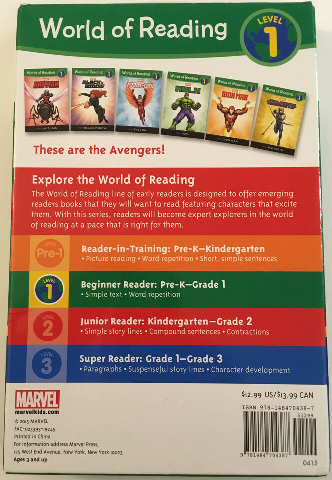 World of Reading Avengers Boxed Set - 6 Books