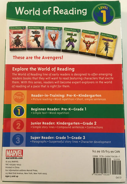 World of Reading Avengers Boxed Set - 6 Books