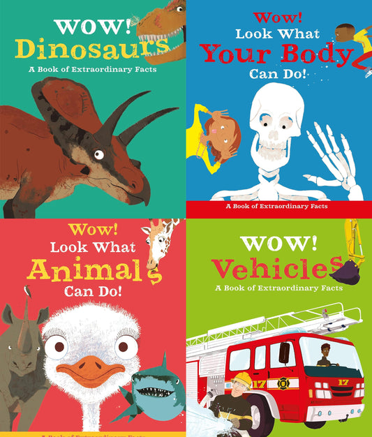 WOW! Collection :A Book of Extraordinary Facts - 4 Books