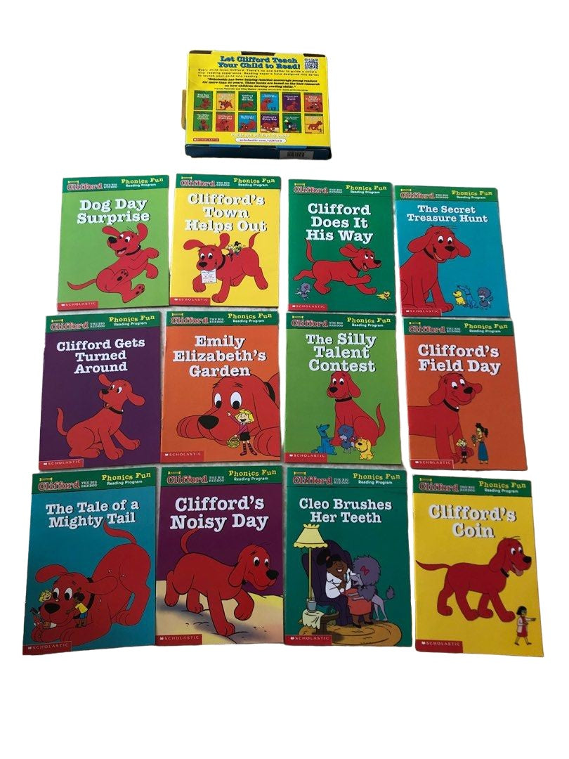 Clifford's Phonics Fun Boxed Pack 6 Collection - 12 Books