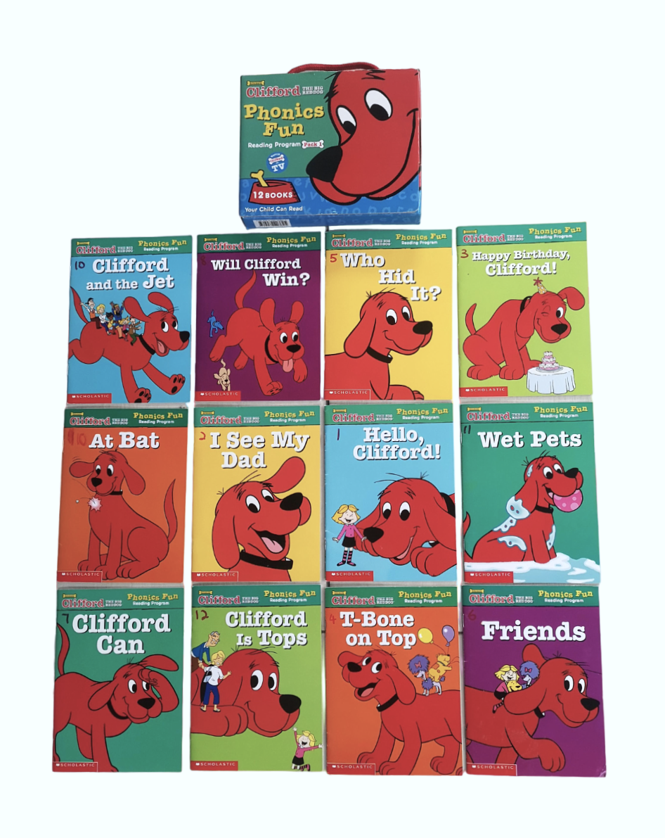 Clifford's Phonics Fun Boxed Pack 1 Collection - 12 Books