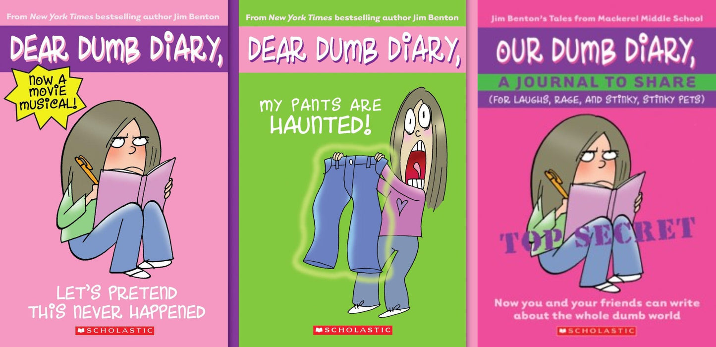 Dear Dumb Diary, Utterly Magnificent Boxed Set: Books #1-2 plus Diary - 3 Books