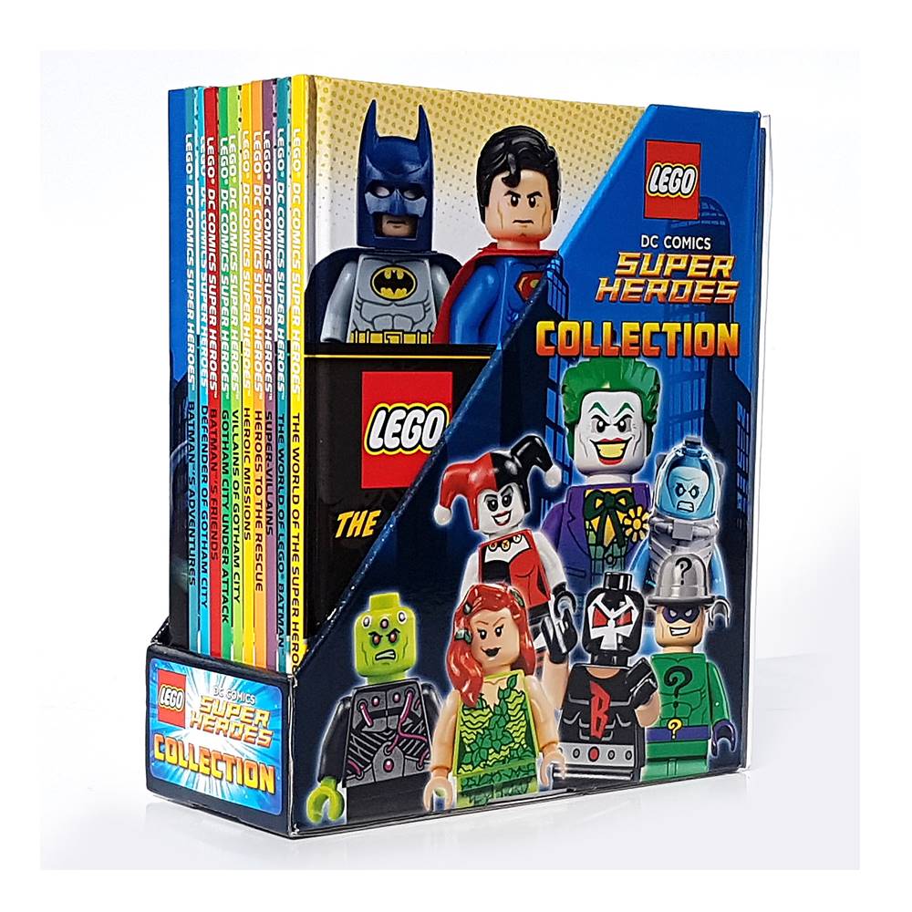 LEGO DC Comics Super Heroes Collection - 10 Books (Mini figure of Batman included)