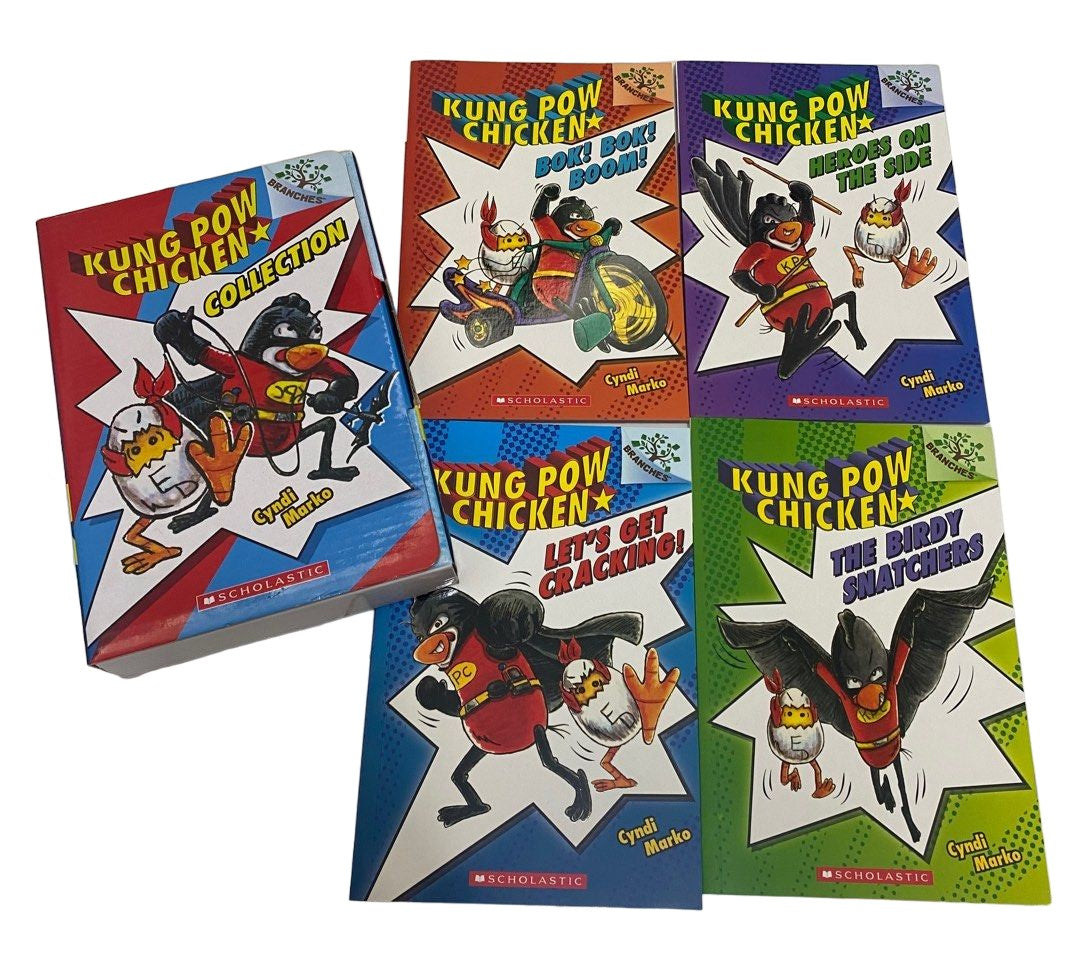 Kung Pow Chicken Collection -4 Books (#01-04 FULL COLOR)