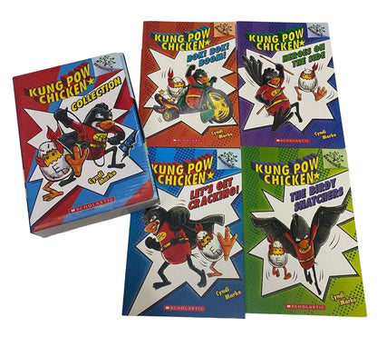 Kung Pow Chicken Collection -4 Books (#01-04 FULL COLOR)