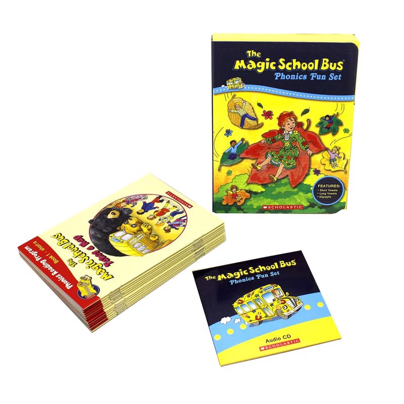 Magic School Bus Phonics Fun Box Set - 12 Books (with 1 CD)