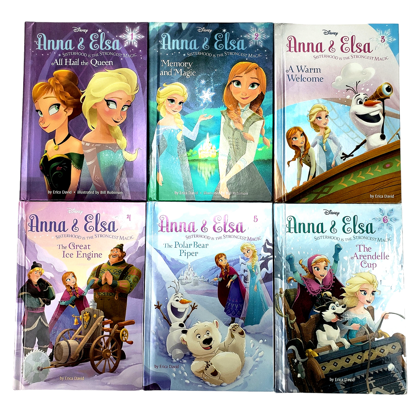 Anna & Elsa (Disney Frozen) Boxed Set Book #1-6