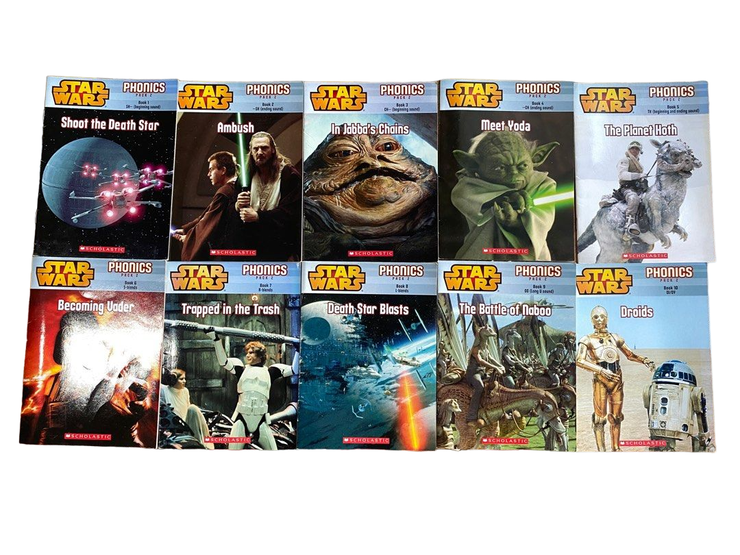 Star Wars Phonics 2 Box Set - 10 Books + 2 Workbooks