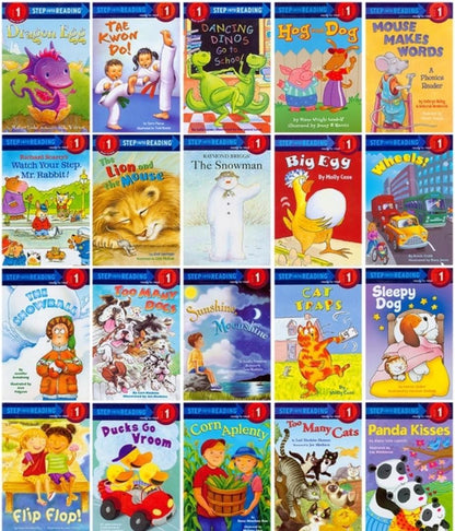 Step into Reading Step 1: 30 Books + 30 CDs Set