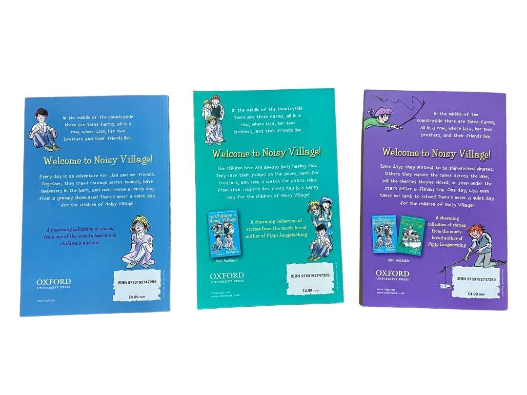 Astrid Lindgren's Noisy Village Collection - 3 Books