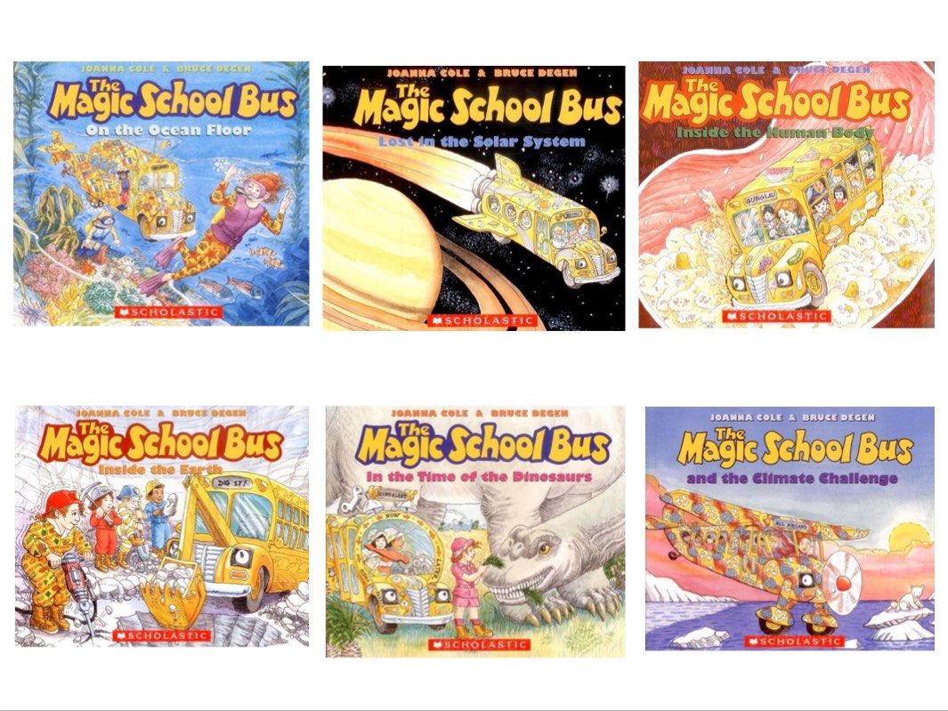 The Magic School Bus Classic Collection Box Set - 6 Books + 6 Audio CDs