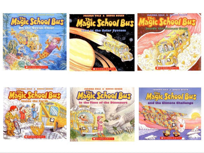 The Magic School Bus Classic Collection Box Set - 6 Books + 6 Audio CDs