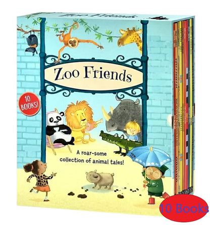 Zoo Friends Fun Adventure Animals Tales 10 Books Collection Box Set