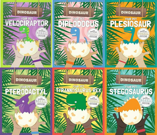 How to Take Care of your Pet Dinosaur Collection - 6 Books