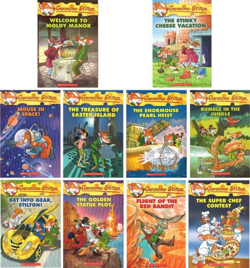 Geronimo Stilton Collection - 10 Books (#51-60)