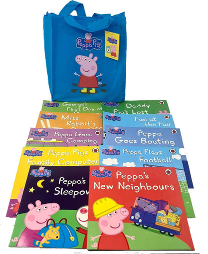 Peppa Pig Blue Bag book set - 10 Books