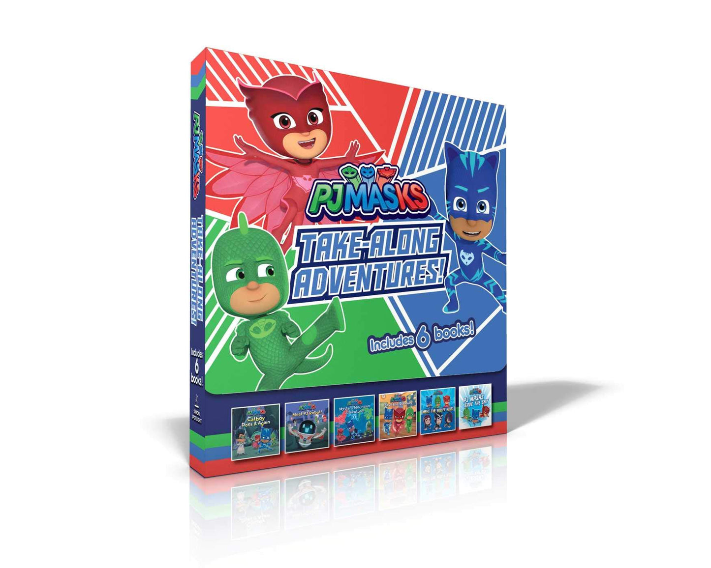 PJ Masks Take-Along Adventure Boxed Set - 6 Books