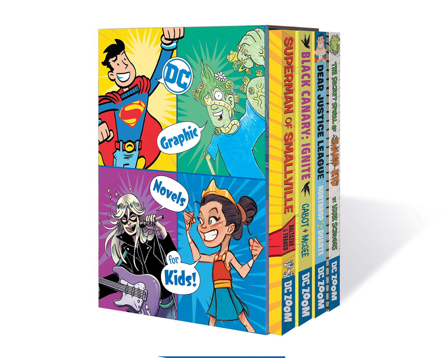 DC Graphic Novels For Kids Box Set 1 - 4 Books