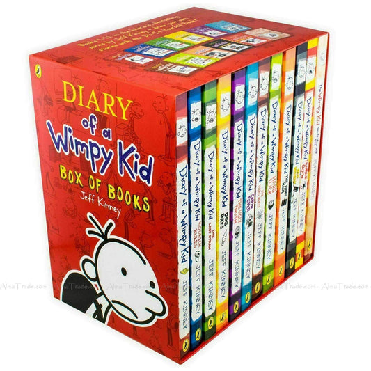 Diary of a Wimpy Kid Box Set - 12 Books