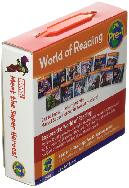 World of Reading Marvel: Meet the Super Heroes!-Pre-Level 1 Boxed Set - 12 Books