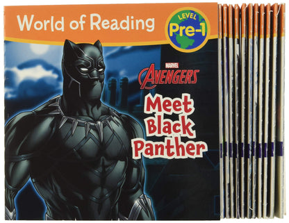 World of Reading Marvel: Meet the Super Heroes!-Pre-Level 1 Boxed Set - 12 Books