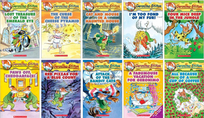 Geronimo Stilton Collection - 10 Books (#01-10)