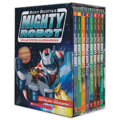 Ricky Ricotta's Mighty Robot collection - 8 Books( #1-8 FULL-COLOR )