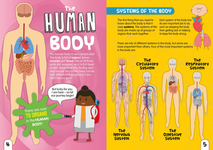 Journey Through the Human Body - 4 Books