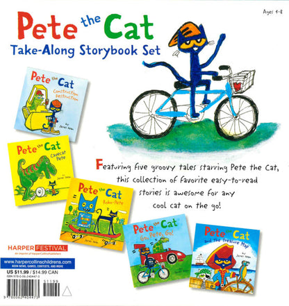 Pete the Cat Take-Along Storybook Set - 5 Books