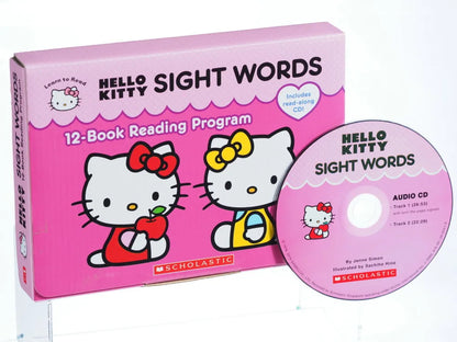 Hello Kitty Sight Words 12-Books Reading Program Box Set