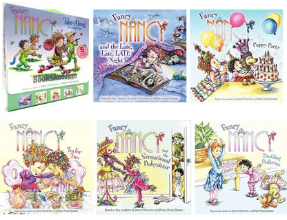 Fancy Nancy Take-Along Storybook Set - 5 Books